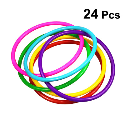 #ad 24pcs Toss Rings Pool Rings Toss Rings Kids Kids Toss Game