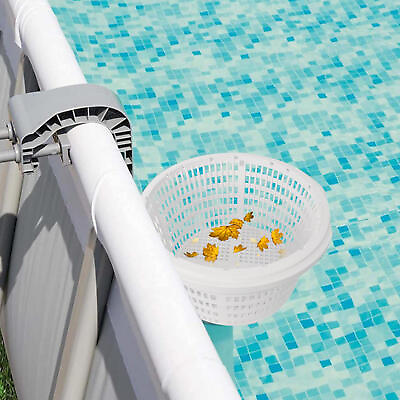 #ad Pool Filter Basket Replacement Above Ground Skimmer Basket for Leaves Debris