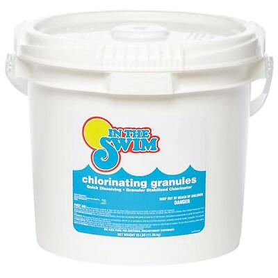 #ad In The Swim Sodium Dichlor Chlorine Shock Granules for Sanitizing Swimming Pools