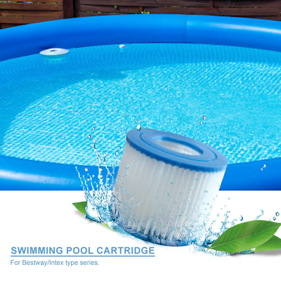 #ad Pool Filter Cartridge Replacement Hot Tub Swimming Pump Water Cleaner Tube Packs