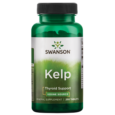 #ad #ad Swanson Atlantic Sea Kelp Iodine Source for Thyroid Support 225 Mcg 250 Tablets