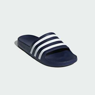 Adidas men size 11 blue ADILETTE AQUA Slide Slipper Training GYM Shoes Sandals