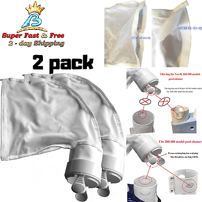 #ad #ad Pack Of 2 Original Genuine Polaris Pool Cleaner Part All Purpose Bag Replacement