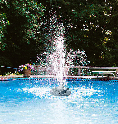 Aqua Select Triple Tier Rock Above Ground amp; Inground Swimming Pool Fountain