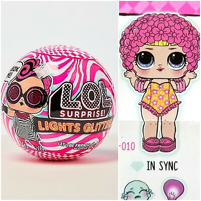 LOL Doll Surprise IN SYNC Swimming LIGHTS GLITTER ball doll SEALED RESEALED