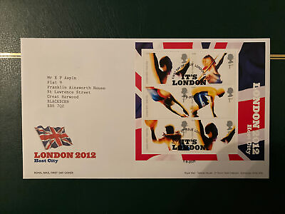 GB Stamps First Day Cover Londons Successful bid for Olympic Games SHS Text 2005