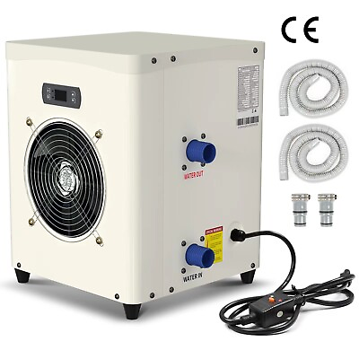 #ad #ad 14331BTU Swimming Pool Heat Pump for Above Ground Pools 110V 0.65KW Pool Heater