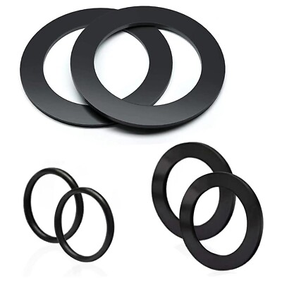 #ad High Quality Rubber Gasket Seal Ring for Intex Pool Strainers Set of 2