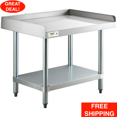 #ad 24quot; x 30quot; Stainless Steel Work Prep Table Commercial Equipment Stand Undershelf