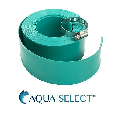 Aqua Select 1½quot; Swimming Pool Backwash Hose with Clamp Various Lengths