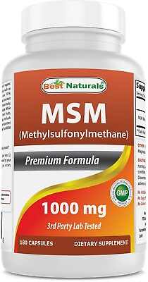 Best Naturals MSM 1000 mg 180 Capsules