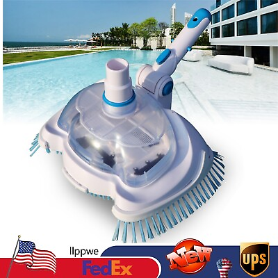 #ad Professional Pool Vacuum Head Inground Above Ground Swimming Pool Brush Cleaner