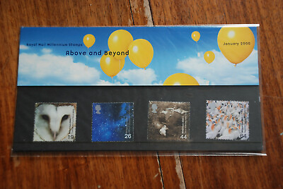 #ad ROYAL MAIL MINT STAMPS 2000 PRESENTATION PACK 307 MILLENNIUM ABOVE AND BEYOND