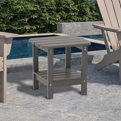 #ad All Weather HIPS Outdoor Patio Furniture for Backyard Porch Poolside Balcony