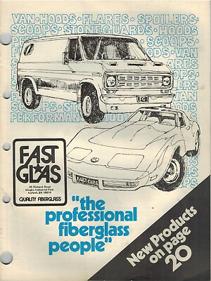 #ad Fastglass 1978 fiberglass Parts catalog 32 Page PDF File