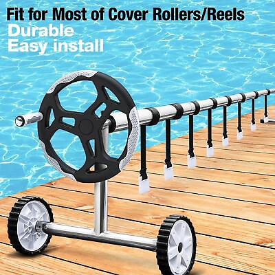 #ad 8x Pool Cover Straps for Inground Swimming Pools Most of Cover Rollers