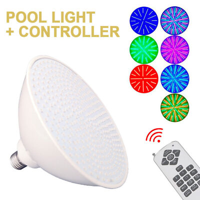 #ad #ad RGB LED Light Bulb Color Changing Underwater Swimming Pool Inground 45W 120V NEW