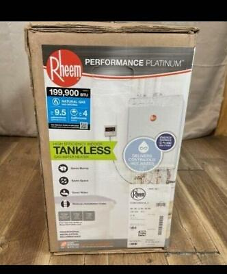 #ad Rheem Performance Platinum 9.5 GPM Natural Gas Indoor Tankless Water Heater