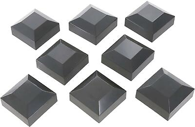 2quot; x 2quot; Square Black Plastic Post Cap For Aluminum Fence Posts