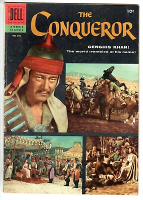 #ad Four Color #690 Featuring The Conqueror John Wayne Cover Fine Condition