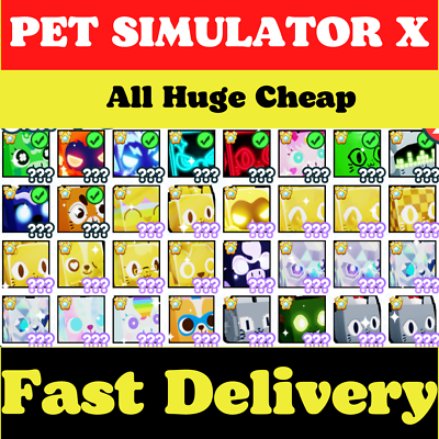 Roblox Pet Simulator X PSX HUGE PETS GEMS Cheap And Fast Delivery