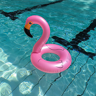 50cm Flamingo Swimming Floats Inflatable Pool Raft Float Swim Ring For Kids