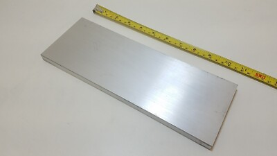 6061 Aluminum Flat Bar 3 8quot; x 4quot; x 11quot; long Solid Stock Plate Machining