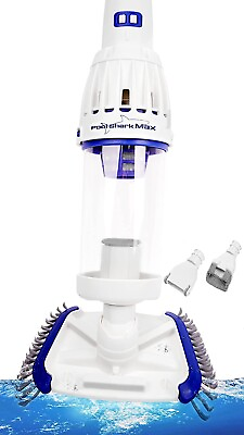 #ad POOL SHARK MAX Cordless Pool Vacuum Full Hour of Strong Suction for Deep Pool Cl