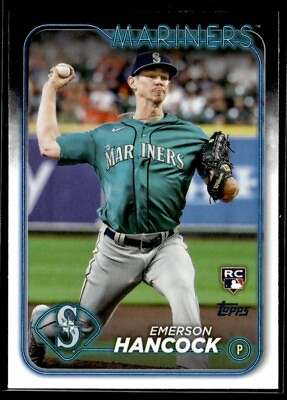 #ad 2024 Topps Series 1 Emerson Hancock RC Seattle Mariners #39