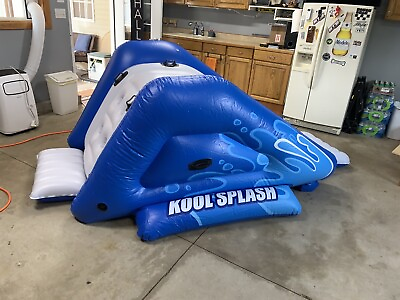 #ad #ad Intex Kool Splash Inflatable Swimming Pool Water Slide accessory Used
