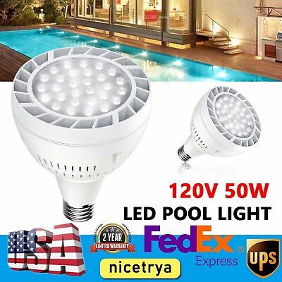 #ad #ad Swimming Pool LED Light Bulb 300 600W Daylight Replace Traditional 6000k 120V