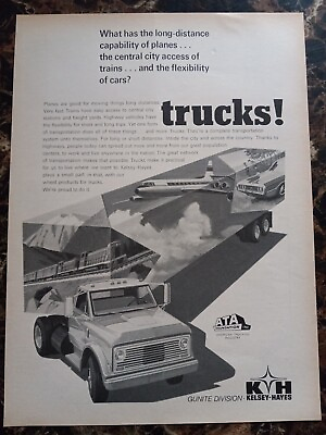 #ad Kelsey Hayes Trucks Gunite Division 1971 Vintage Print Ad