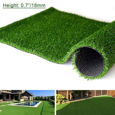 #ad 3x3ft Artificial Fake Synthetic Grass Rug Garden Landscape Lawn Carpet Mat Turf