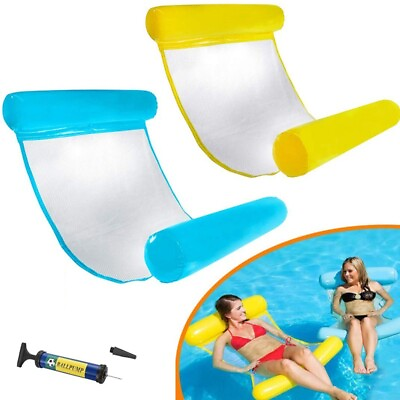 Swimming Pool Floats for Adults Kids Floatie Lounge Chair Hammock for Water