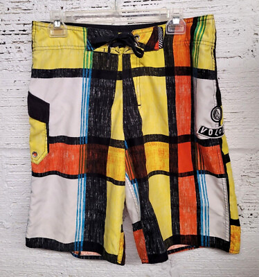 #ad #ad Volcom Men#x27;s Size 32 Swim Trunks Board Shorts