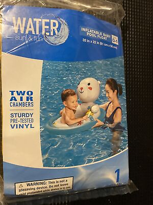 #ad #ad Water Sun amp; Fun Inflatable Baby Pool Float ￼BEAR Kids Summer Beach Toy NEW FUN