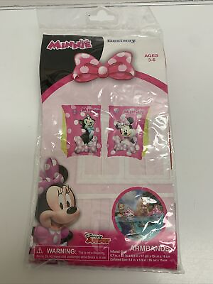 #ad Bestway Disney Minnie Inflatable Armbands Ages 3 6 Swimming Pool Floats For Kids