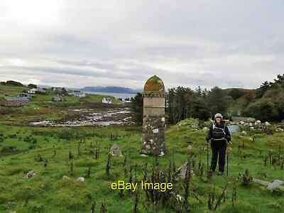 #ad Photo 6x4 Burial ground above Port Mor Isle of Muck c2021