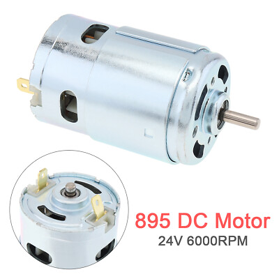 895 High Torque DC Motors 12V 24V 6000RPM Double Ball Bearing for Electric Tool
