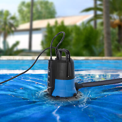 #ad 1 4 HP Submersible Swimming Pool Cover Pump w 33#x27; Power Cord 1050 GPH