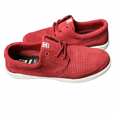 #ad DC POOL LE Red Men’s Shoes Skateboard Sneakers 303388