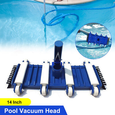 #ad #ad Swimming Pool Weighted Vacuum Head w Side Brushes for Above Ground amp; In Ground