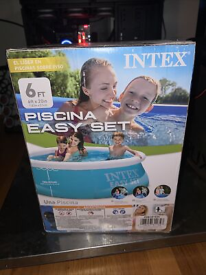 #ad Intex 6ft x 20in Easy Set Inflatable Outdoor Kids Swimming Pool
