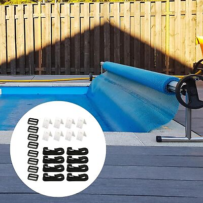 #ad Solar Swimming Pool Cover Reel Attachment Kit Tightening Strap Reel Accessories