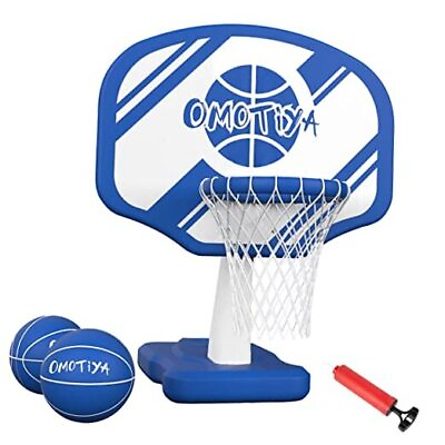 #ad #ad Swimming Pool Basketball Hoop with Base Portable Outdoor Basketball Pattern 1