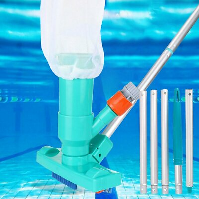 Portable Swimming Pool Vacuum Head Cleaner Brush Cleaning Tool Spa Suction