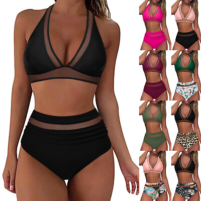 #ad Bikini For Women With Swimsuits Shorts 2 Pieces Stretch Loose Surfing Swimming