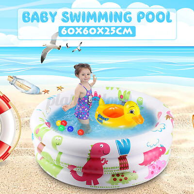 Kids Play Ball Pool Baby swimming Pool Child Summer Inflatable Bath Tub US