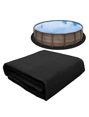 #ad 21 Foot Round Pool Liner Pad for Above Ground Swimming Pools Prevent Punctu