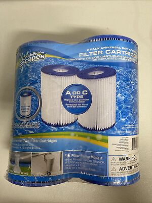 #ad Pool Filter A C Cartridge Two Pack Summer Escapes
